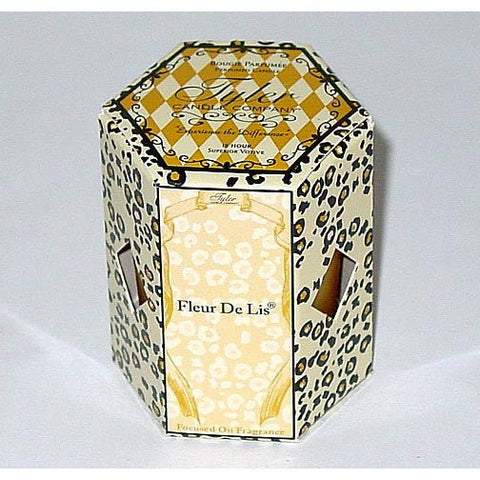 Tyler Candle 15 - Hour Boxed Votive Set of 4 - Fleur de Lis - FreeShippingAllOrders.com