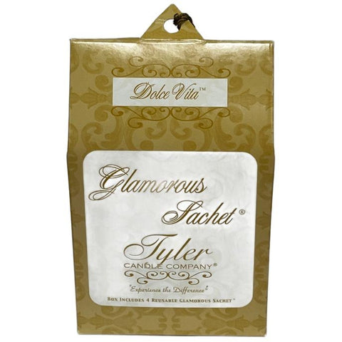 Tyler Candle Glamorous Sachet Box of 4 - Dolce Vita - FreeShippingAllOrders.com