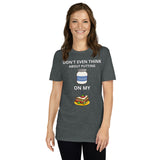 Gyftzz Apparel Camiseta clásica unisex - No Mayo on My Sandwich