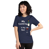 Gyftzz Apparel My Favorite Wine is My Next - Camiseta de cristal