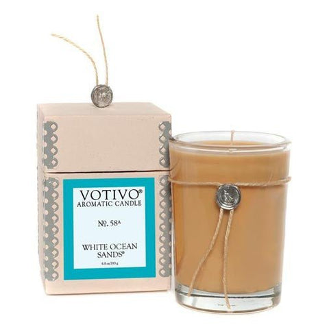 Votivo Aromatic Candle No. 58 6.8 Oz. - White Ocean Sands - FreeShippingAllOrders.com