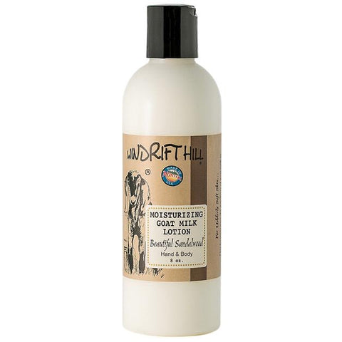 Windrift Hill Goat Milk Lotion 8 Oz. - Beautiful Sandalwood - FreeShippingAllOrders.com