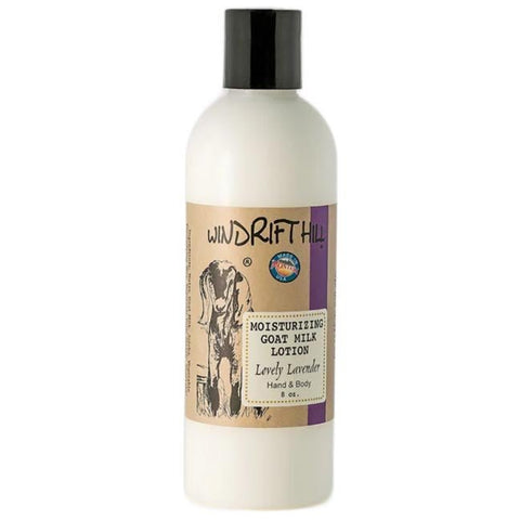 Windrift Hill Goat Milk Lotion 8 Oz. - Lovely Lavender - FreeShippingAllOrders.com
