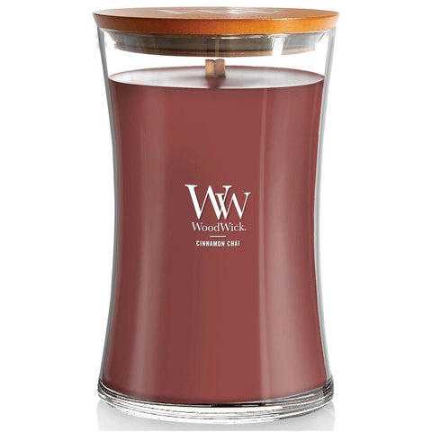 Woodwick Candle 22 Oz. - Cinnamon Chai - FreeShippingAllOrders.com