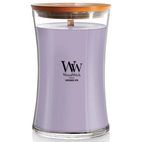 Woodwick Candle 22 Oz. - Lavender Spa - FreeShippingAllOrders.com