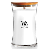 Woodwick Candle 22 Oz. - White Tea & Jasmine - FreeShippingAllOrders.com