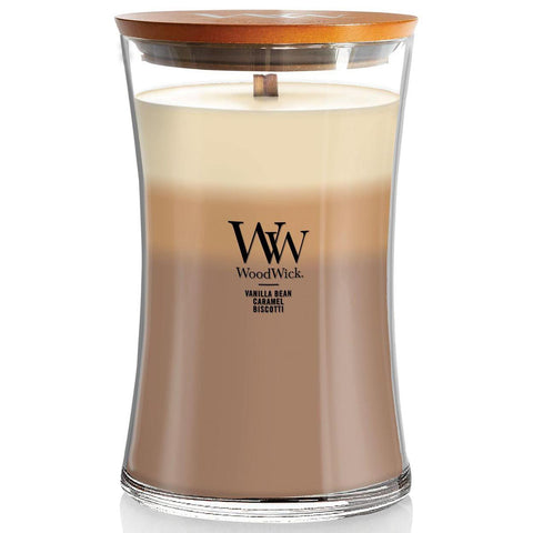 WoodWick Trilogy 22 Oz. Candle - Cafe Sweets - FreeShippingAllOrders.com