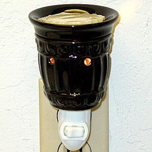 Plug-In Tart Burner - Black Columns at FreeShippingAllOrders.com - Levine Gifts - Electric Tart Burners