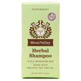 Moon Valley Organics Shampoo Bar 3.5 Oz. - Peppermint with Tea Tree Oil