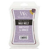 Woodwick Wax Melt 3 Oz. - Amethyst & Amber at FreeShippingAllOrders.com - Woodwick Candles - Wax Melts