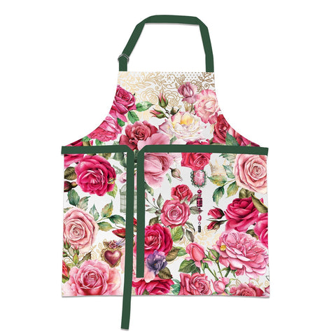 Michel Design Works Chef Apron - Royal Rose at FreeShippingAllOrders.com - Michel Design Works - Apron