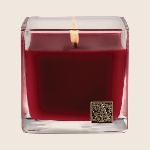 Aromatique Cube Glass Candle 12 Oz. - The Smell of Christmas at FreeShippingAllOrders.com - Aromatique - Candles