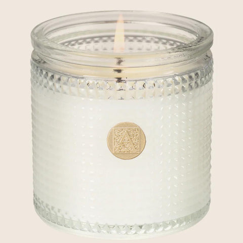 Aromatique Textured Glass Candle 6 Oz. - The Smell of Spring at FreeShippingAllOrders.com - Aromatique - Candles