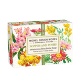 Michel Design Works Boxed Single Soap 4.5 Oz. - Poppies and Posies at FreeShippingAllOrders.com - Michel Design Works - Bar Soaps