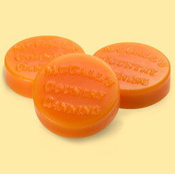 McCall's Candles Wax Melt Button Set of 6 - Ginger Peach at FreeShippingAllOrders.com - McCall's Candles - Wax Melts