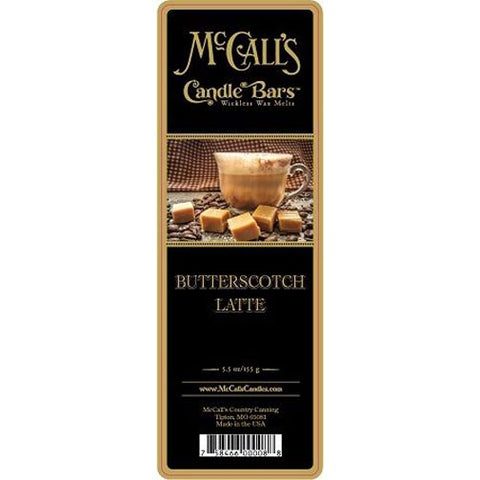 McCall's Candles Candle Bar 5.5 oz. - Butterscotch Latte at FreeShippingAllOrders.com - McCall's Candles - Wax Melts