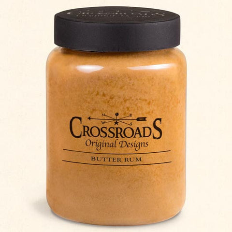 Crossroads Classic Candle 26 Oz. - Butter Rum at FreeShippingAllOrders.com - Crossroads - Candles