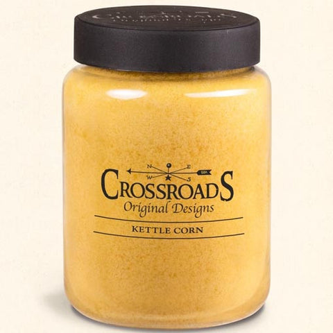 Crossroads Classic Candle 26 Oz. - Kettle Corn at FreeShippingAllOrders.com - Crossroads - Candles