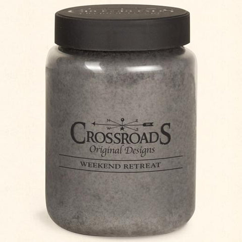 Crossroads Classic Candle 26 Oz. - Weekend Retreat at FreeShippingAllOrders.com - Crossroads - Candles