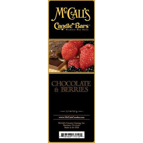McCall's Candles Candle Bar 5.5 oz. - Chocolate & Berries at FreeShippingAllOrders.com - McCall's Candles - Wax Melts