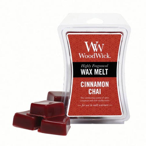 Woodwick Wax Melt 3 Oz. - Cinnamon Chai at FreeShippingAllOrders.com - Woodwick Candles - Wax Melts