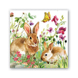 Michel Design Works Paper Cocktail Napkins - Bunny Meadow at FreeShippingAllOrders.com - Michel Design Works - Cocktail Napkins