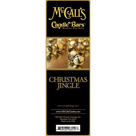 McCall's Candles Candle Bar 5.5 oz. - Christmas Jingle at FreeShippingAllOrders.com - McCall's Candles - Wax Melts
