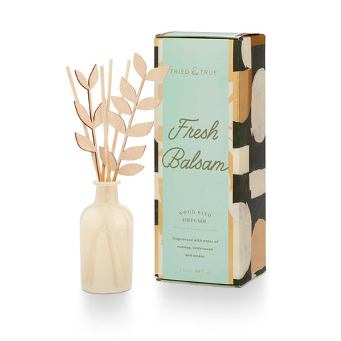 Illume Tried & True Leaf Reed Diffuser 3 Oz. - Fresh Balsam at FreeShippingAllOrders.com - Illume - Reed Diffusers