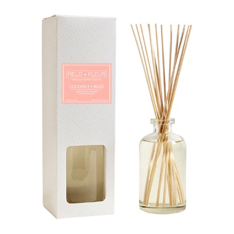 Hillhouse Naturals Reed Diffuser 6 Oz. - Coconut Rose at FreeShippingAllOrders.com - Hillhouse Naturals - Reed Diffusers