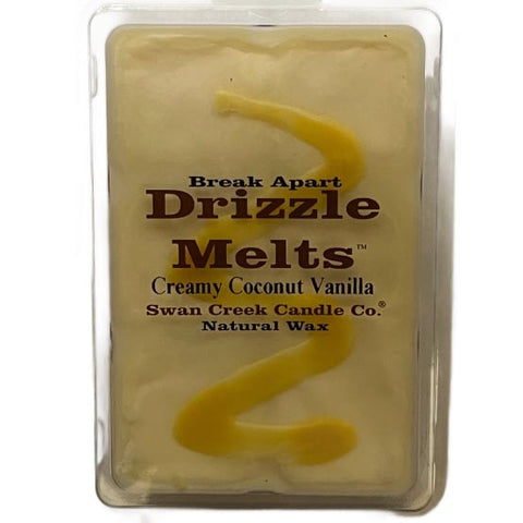 Swan Creek Candle Soy Drizzle Melt 5.25 Oz. - Creamy Coconut Vanilla at FreeShippingAllOrders.com - Swan Creek Candles - Wax Melts