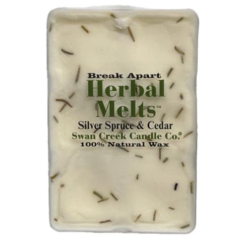 Swan Creek Candle Soy Drizzle Melt 5.25 Oz. - Silver Spruce & Cedar Tips at FreeShippingAllOrders.com - Swan Creek Candles - Wax Melts