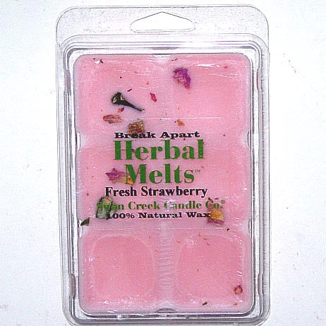 Swan Creek Candle Soy Drizzle Melt 5.25 Oz. - Fresh Strawberry at FreeShippingAllOrders.com - Swan Creek Candles - Wax Melts