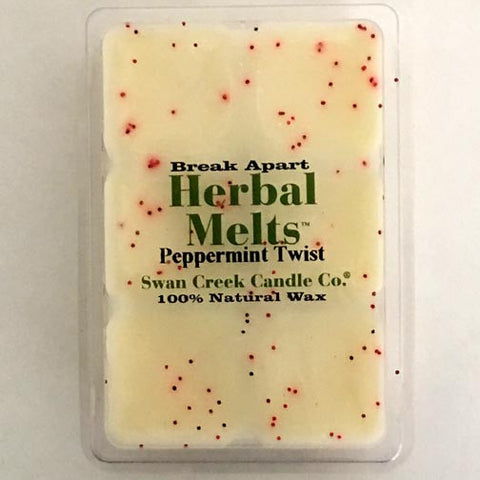 Swan Creek Candle Soy Drizzle Melt 5.25 Oz. - Peppermint Twist at FreeShippingAllOrders.com - Swan Creek Candles - Wax Melts
