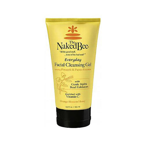Naked Bee Everyday Facial Cleansing Gel 5.5 Oz. - Orange Blossom Honey at FreeShippingAllOrders.com - Naked Bee - Body Lotion