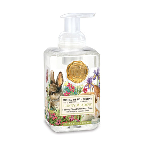 Michel Design Works Foaming Shea Butter Hand Soap 17.8 Oz. - Bunny Meadow at FreeShippingAllOrders.com - Michel Design Works - Hand Soap