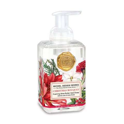 Michel Design Works Foaming Shea Butter Hand Soap 17.8 Oz. - Christmas Bouquet at FreeShippingAllOrders.com - Michel Design Works - Hand Soap