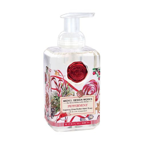 Michel Design Works Foaming Shea Butter Hand Soap 17.8 Oz. - Peppermint at FreeShippingAllOrders.com - Michel Design Works - Hand Soap