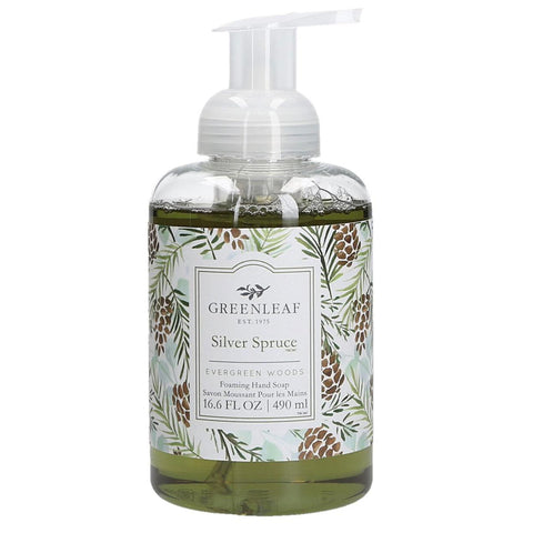 Greenleaf Foaming Hand Soap 16.6 Oz. - Silver Spruce at FreeShippingAllOrders.com - Greenleaf Gifts - Hand Soap
