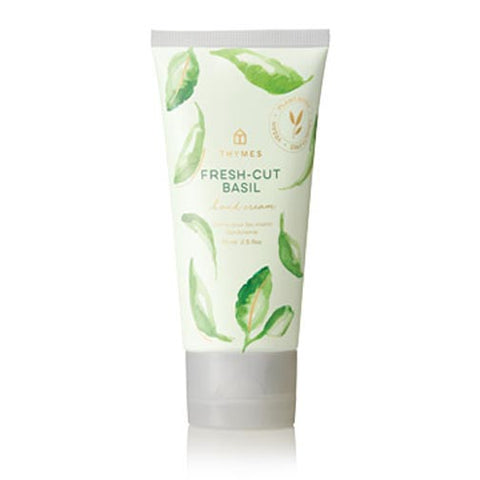 Thymes Hand Creme 2.5 Oz. - Fresh Cut Basil at FreeShippingAllOrders.com - Thymes - Hand Lotion