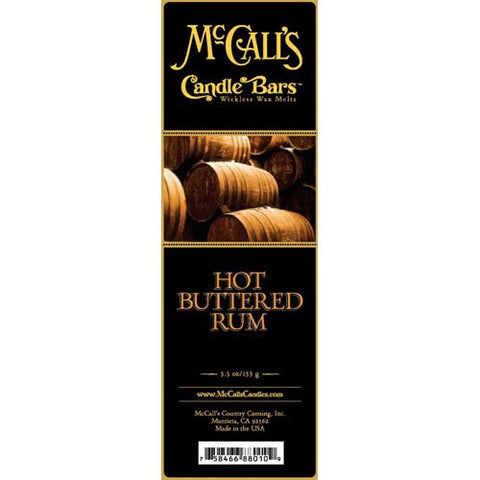 McCall's Candles Candle Bar 5.5 oz. - Hot Buttered Rum at FreeShippingAllOrders.com - McCall's Candles - Wax Melts