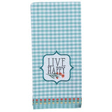 Kay Dee Designs Tea Towel - Live Happy at FreeShippingAllOrders.com - Kay Dee Designs - Kitchen Towels