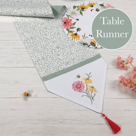 Kay Dee Designs Table Runner - Floral Buzz at FreeShippingAllOrders.com - Kay Dee Designs - Table Runners