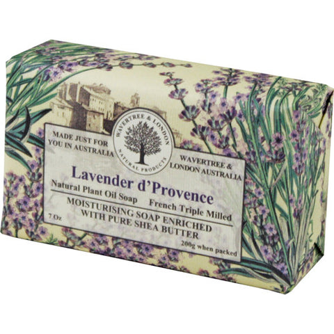 Australian Soapworks Wavertree & London 200g Soap - Lavender d'Provence at FreeShippingAllOrders.com - Australian Natural Soapworks - Bar Soaps