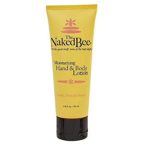 Naked Bee Hand & Body Lotion 2.25 Oz. - Vanilla Rose & Honey at FreeShippingAllOrders.com - Naked Bee - Hand Lotion