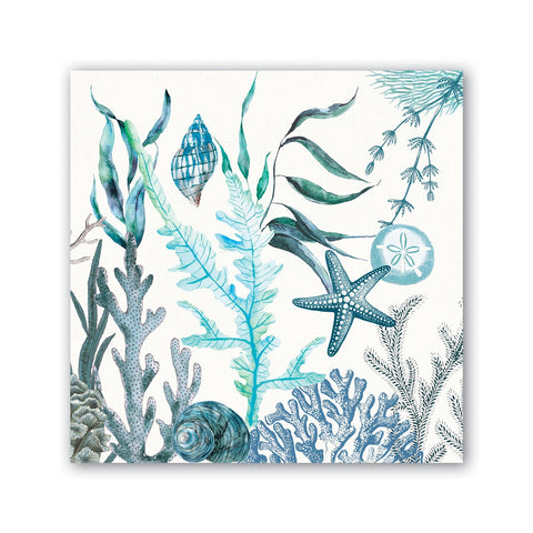 Michel Design Works Paper Luncheon Napkins - Ocean Tide at FreeShippingAllOrders.com - Michel Design Works - Luncheon Napkins