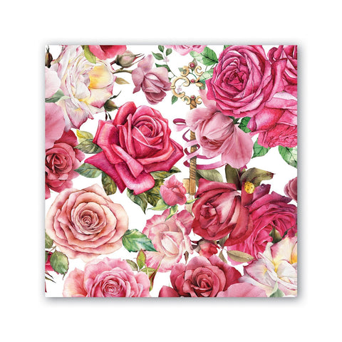 Michel Design Works Paper Luncheon Napkins - Royal Rose at FreeShippingAllOrders.com - Michel Design Works - Luncheon Napkins