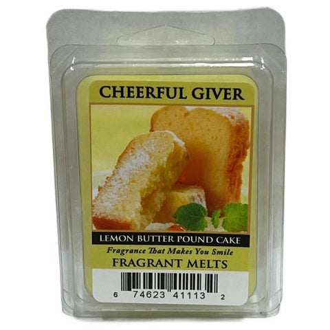 Keepers of the Light Cheerful Candle Fragrant Melts - Lemon Butter Pound Cake