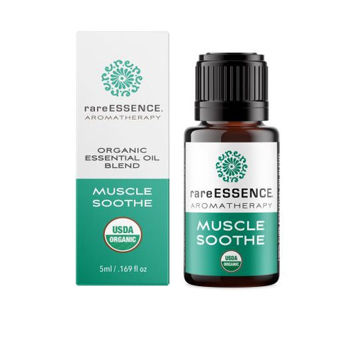 RareEssence Aromatherapy 100% Pure Essential Oil Blend 5 ml - Organic Muscle Soothe