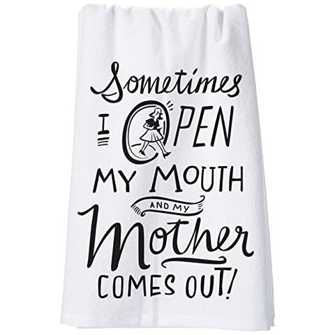 Primitives by Kathy Dish Towel - Mother Comes Out at FreeShippingAllOrders.com - Primitives by Kathy - Kitchen Towels