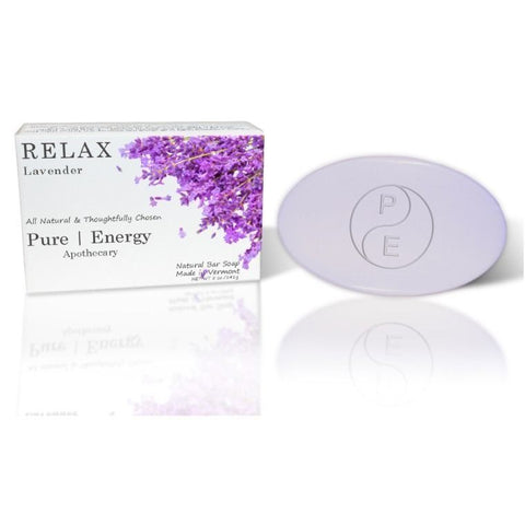 Pure Energy Apothecary Bar Soap 5 Oz. - Relax (Lavender) at FreeShippingAllOrders.com - Pure Energy Apothecary - Bar Soap